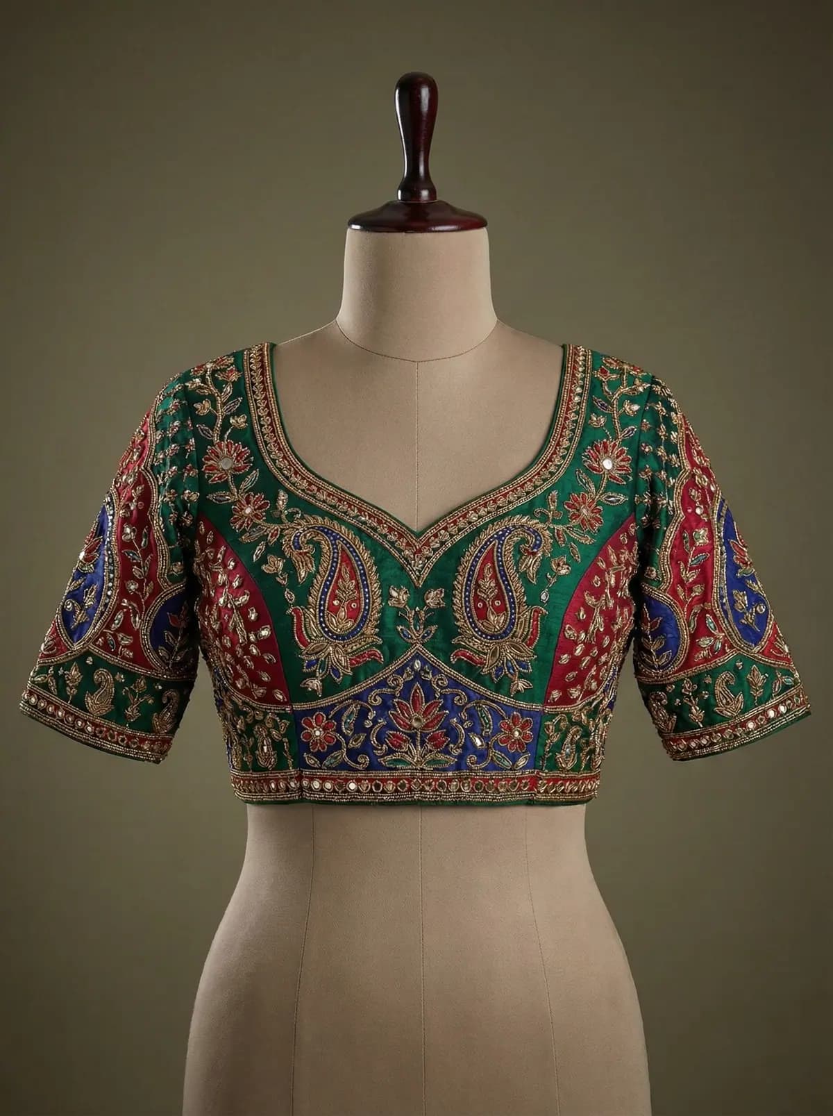 Boutique finishing and blouse alteration detail by Jodi Studio